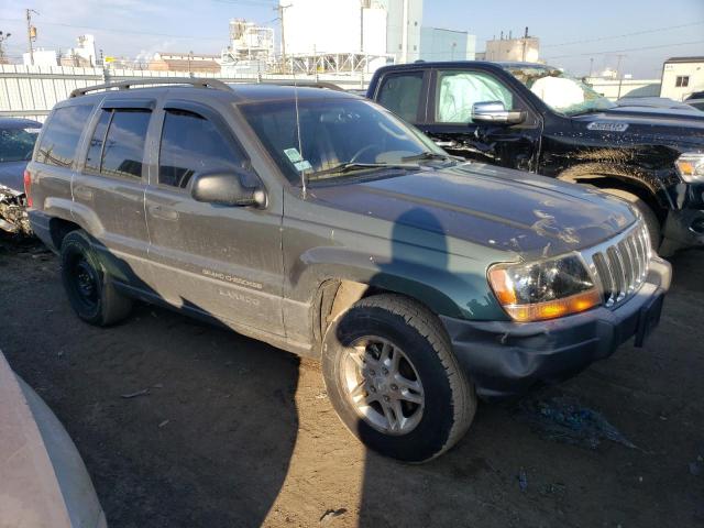 1J4GW48S72C215929 - 2002 JEEP GRAND CHER LAREDO GREEN photo 4