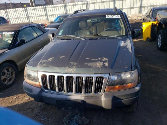 1J4GW48S72C215929 - 2002 JEEP GRAND CHER LAREDO 绿色 照片 5