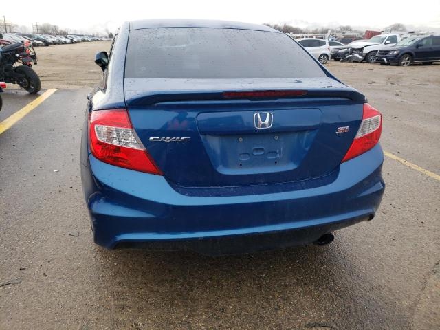 2HGFB6E53CH703265 - 2012 HONDA CIVIC SI BLUE photo 6