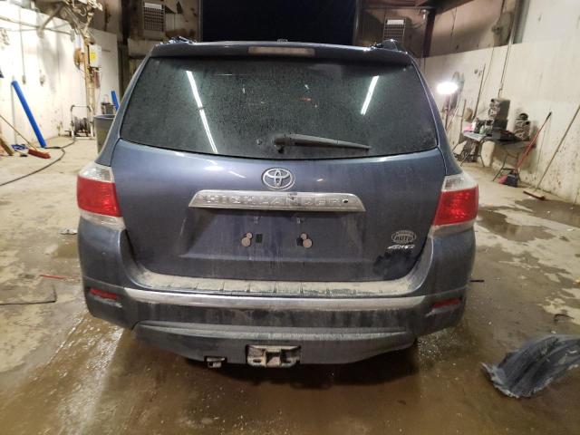 5TDBK3EH8CS129124 - 2012 TOYOTA HIGHLANDER BASE أزرق صورة 6