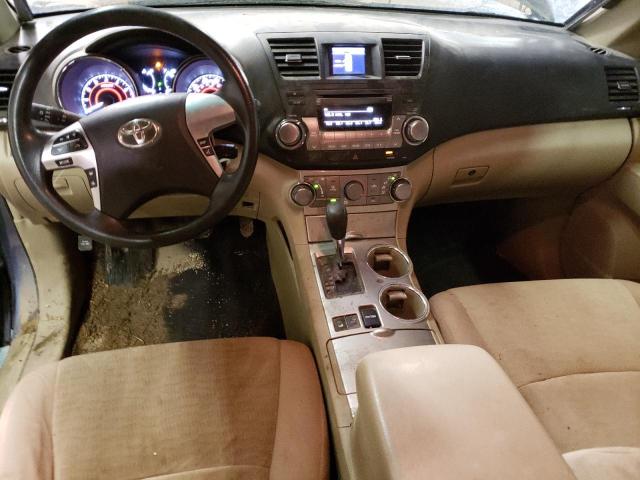 5TDBK3EH8CS129124 - 2012 TOYOTA HIGHLANDER BASE أزرق صورة 8