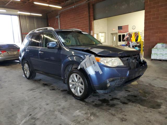 JF2SHAHC1BH743925 - 2011 SUBARU FORESTER TOURING 蓝色 照片 4
