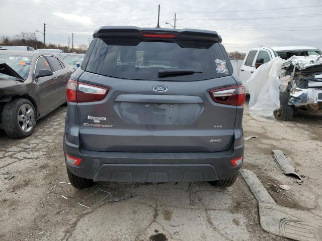 MAJ6S3JL3LC350164 - 2020 FORD ECOSPORT SES GRAY photo 6