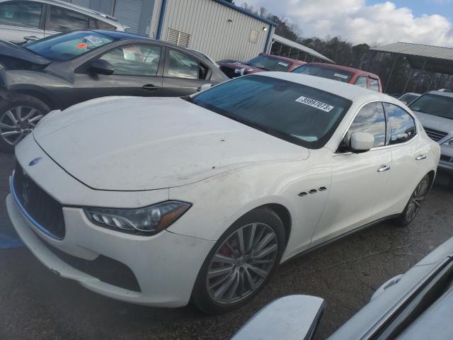 ZAM57XSA1F1156966 - 2015 MASERATI GHIBLI WHITE photo 1