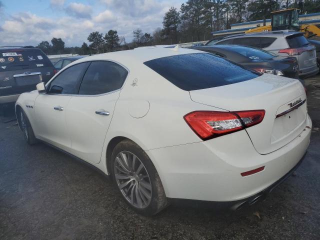 ZAM57XSA1F1156966 - 2015 MASERATI GHIBLI WHITE photo 2