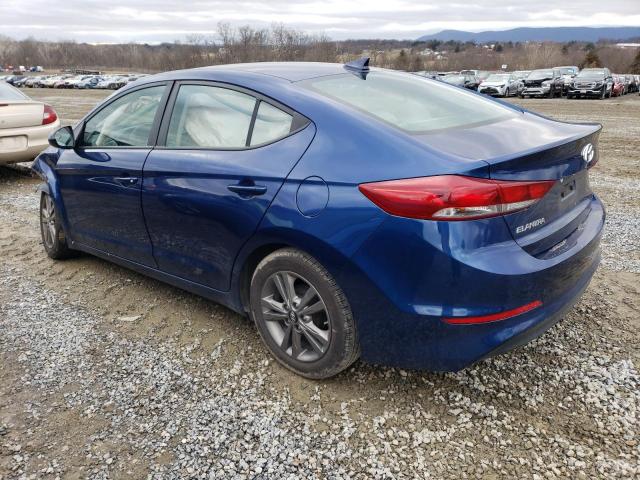 5NPD84LFXHH120937 - 2017 HYUNDAI ELANTRA EC BLUE photo 2