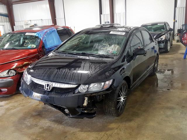 1HGFA16919L028020 - 2009 HONDA CIVIC EXL  լուսանկար 2