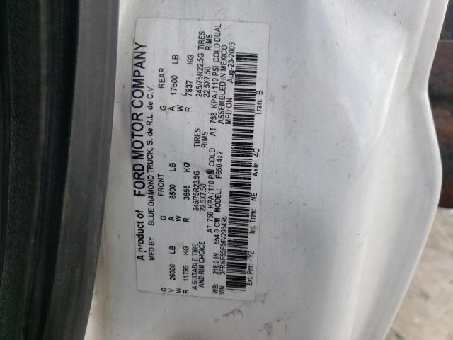 3FRNF65F56V293496 - 2006 FORD F650 SUPER DUTY WHITE photo 12