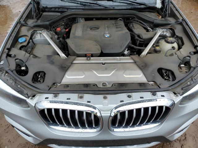 5UXTR7C54KLR46475 - 2019 BMW X3 SDRIVE30I SILVER photo 12