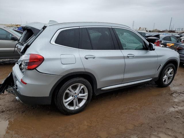 5UXTR7C54KLR46475 - 2019 BMW X3 SDRIVE30I SILVER photo 3