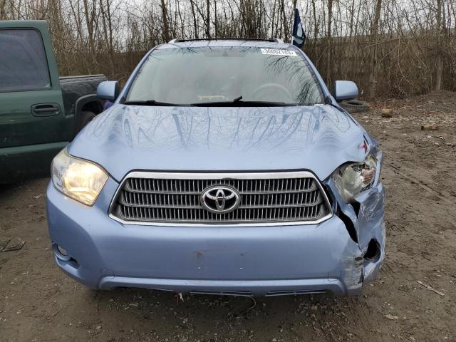 JTEEW44A082000879 - 2008 TOYOTA HIGHLANDER HYBRID LIMITED BLUE photo 5