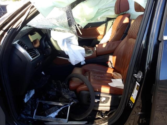 5UXCR6C02M9D98638 - 2021 BMW X5 XDRIVE40I BLACK photo 7