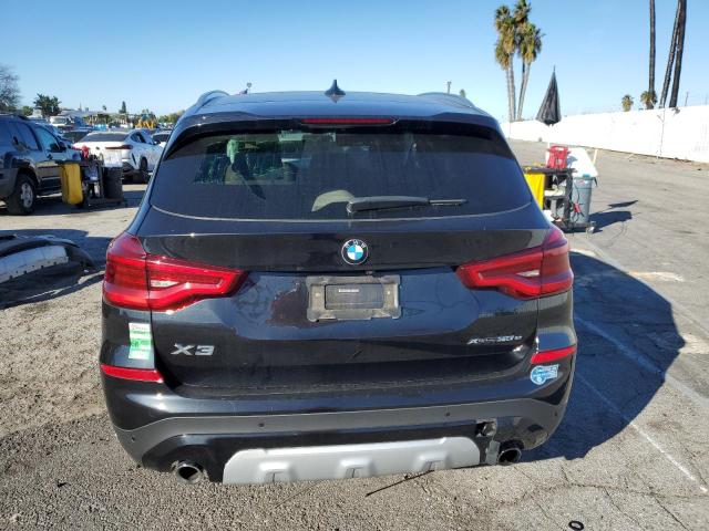 5UXTS1C00M9F22784 - 2021 BMW X3 XDRIVE30E BLACK photo 6