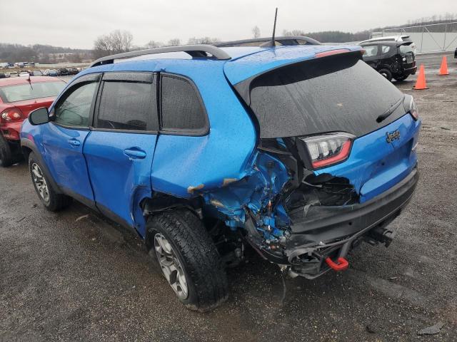 1C4PJMBX1MD253209 - 2021 JEEP CHEROKEE TRAILHAWK ლურჯი ფოტო 2