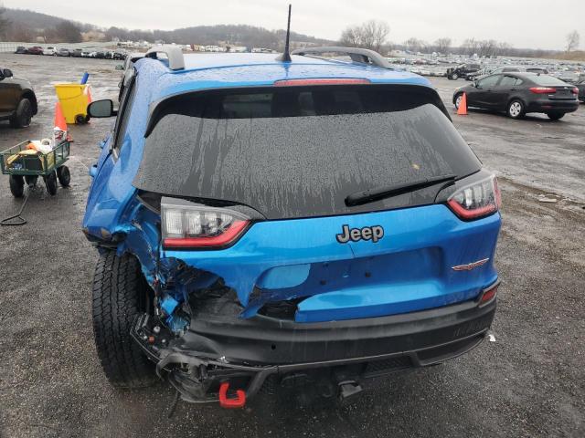 1C4PJMBX1MD253209 - 2021 JEEP CHEROKEE TRAILHAWK BLUE photo 6