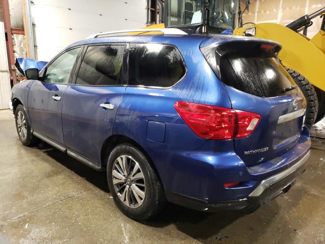 5N1DR2MM4KC626390 - 2019 NISSAN PATHFINDER S BLUE photo 2