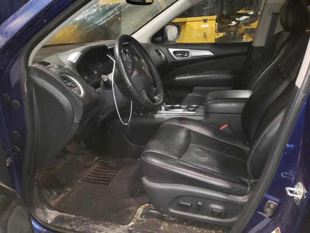 5N1DR2MM4KC626390 - 2019 NISSAN PATHFINDER S BLUE photo 7