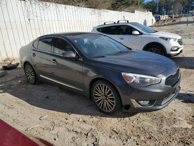 KNALN4D70E5124404 - 2014 KIA CADENZA PREMIUM GRAY photo 4