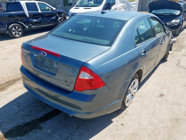 3FAHP0HGXCR419886 - 2012 FORD FUSION SE  photo 4