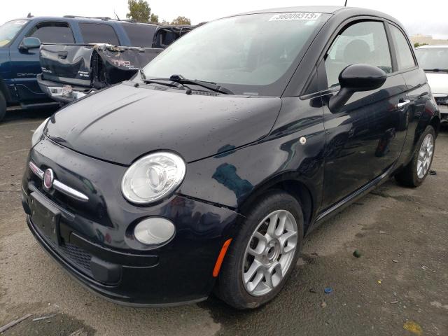 3C3CFFAR9DT546496 - 2013 FIAT 500 POP BLACK photo 1