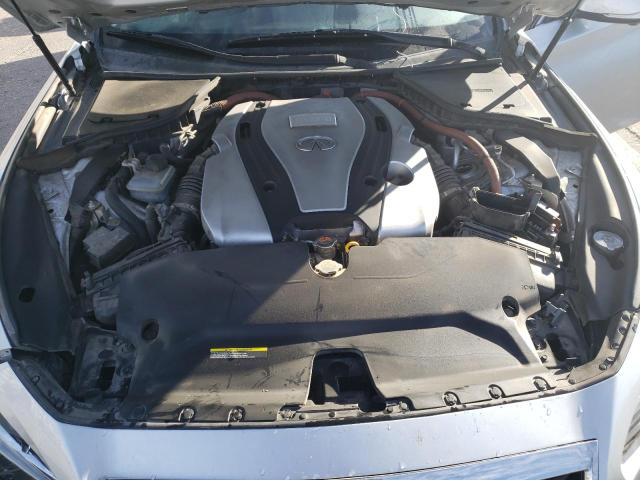 JN1AV7AP6GM490167 - 2016 INFINITI Q50 HYBRID SILVER photo 11