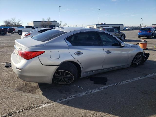 JN1AV7AP6GM490167 - 2016 INFINITI Q50 HYBRID SILVER photo 3