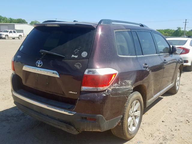 5TDBK3EH2BS055519 - 2011 TOYOTA HIGHLANDER BASE  صورة 4