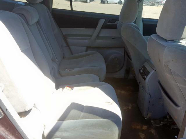 5TDBK3EH2BS055519 - 2011 TOYOTA HIGHLANDER BASE  صورة 6