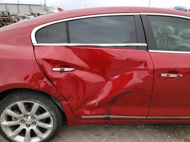 1G4GJ5E35CF276523 - 2012 BUICK LACROSSE TOURING RED photo 10