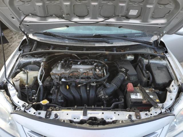 5YFBU4EE5DP136242 - 2013 TOYOTA COROLLA BASE SILVER photo 11