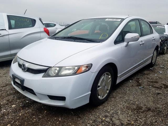 JHMFA3F27AS003533 - 2010 HONDA CIVIC HYBRID  photo 2