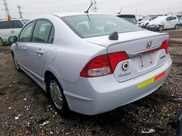 JHMFA3F27AS003533 - 2010 HONDA CIVIC HYBRID  photo 3