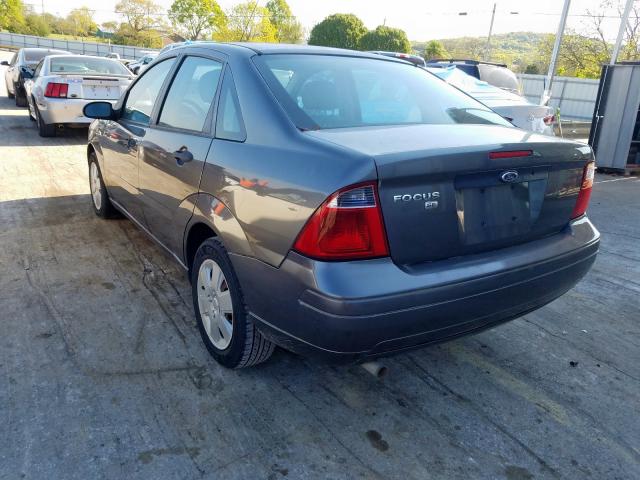 1FAHP34N37W352265 - 2007 FORD FOCUS ZX4  photo 3