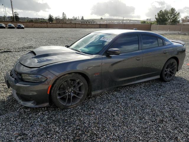 2C3CDXGJXMH577973 - 2021 DODGE CHARGER SCAT PACK GRAY photo 1