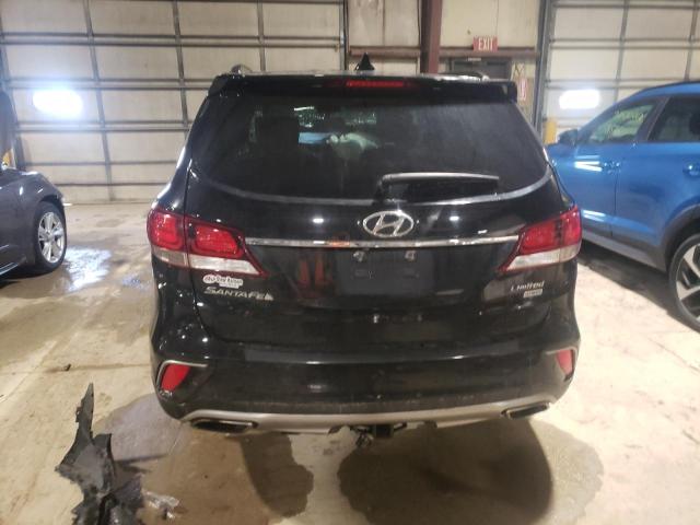 KM8SR4HF5HU214822 - 2017 HYUNDAI SANTA FE SE ULTIMATE BLACK photo 6