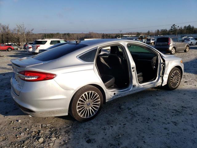 3FA6P0RU6HR222877 - 2017 FORD FUSION TITANIUM HEV SILVER photo 3