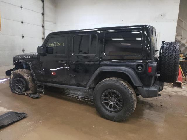 1C4HJXDG5NW226541 - 2022 JEEP WRANGLER U SPORT შავი ფოტო 2