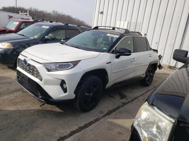 JTMEWRFV3KJ017710 - 2019 TOYOTA RAV4 XSE WHITE photo 1