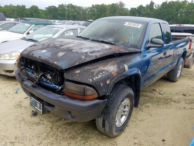 1D7HG12X135265247 - 2003 DODGE DAKOTA SXT  photo 2