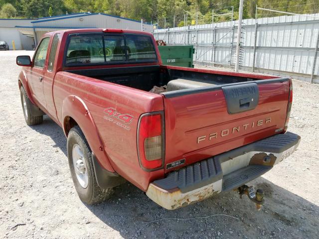 1N6ED26Y51C362020 - 2001 NISSAN FRONTIER KING CAB XE  photo 3