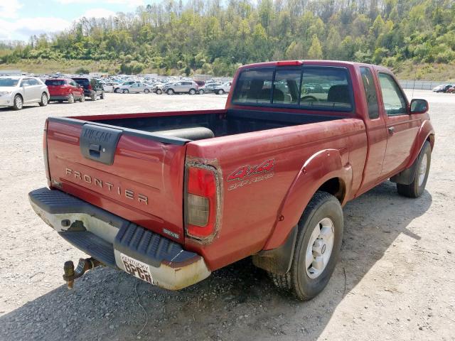 1N6ED26Y51C362020 - 2001 NISSAN FRONTIER KING CAB XE  photo 4