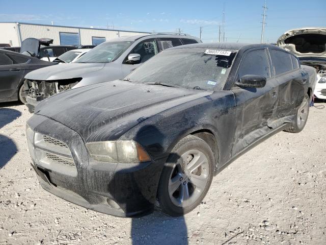 2C3CDXHG3CH264524 - 2012 DODGE CHARGER SXT BLACK photo 1