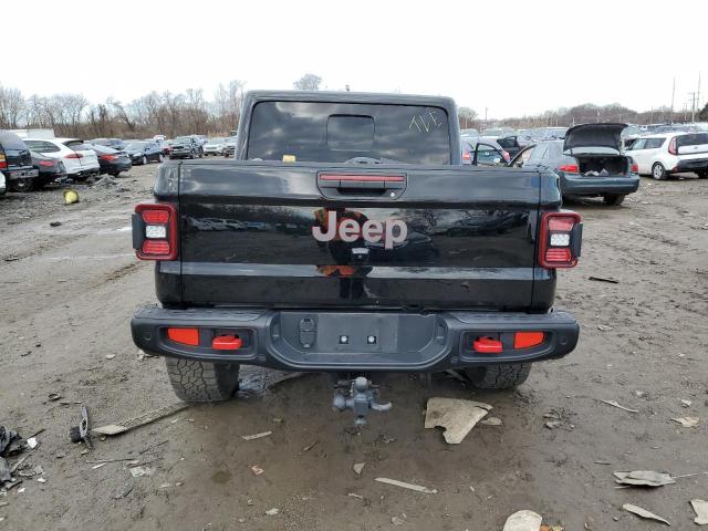 1C6JJTBG9ML510100 - 2021 JEEP GLADIATOR RUBICON BLACK photo 6