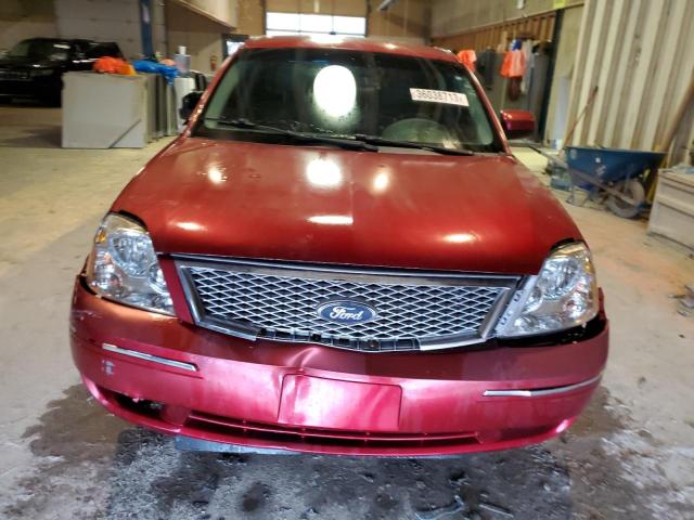 1FAHP27147G120576 - 2007 FORD FIVE HUNDR SEL RED photo 5