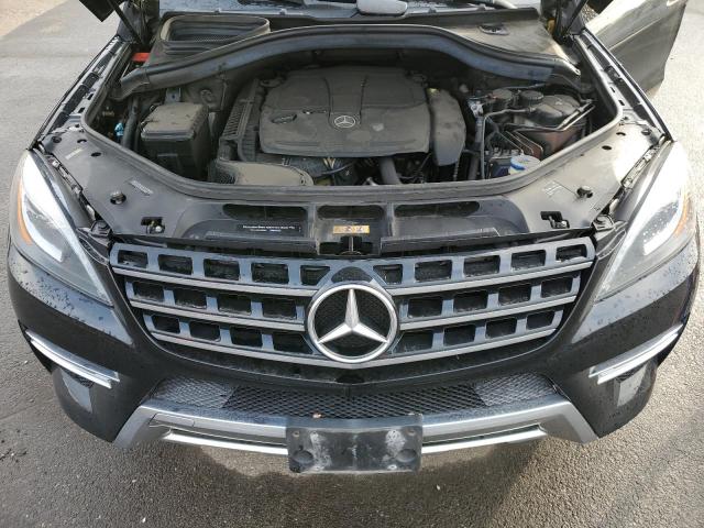 4JGDA5HBXFA586805 - 2015 MERCEDES-BENZ ML 350 4MATIC BLACK photo 12