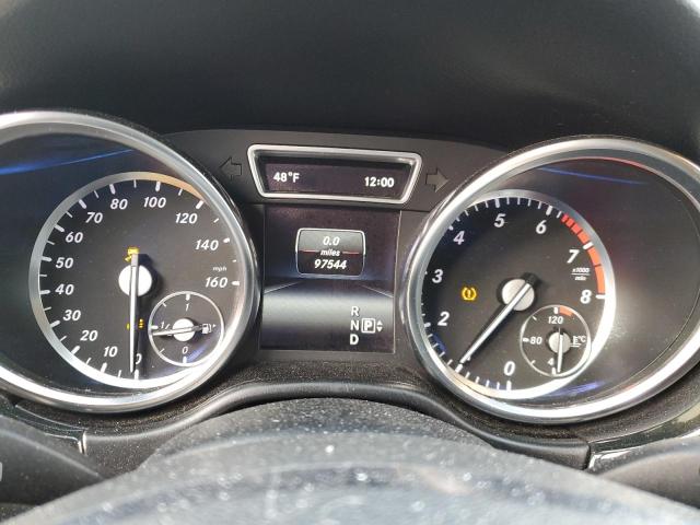 4JGDA5HBXFA586805 - 2015 MERCEDES-BENZ ML 350 4MATIC BLACK photo 9