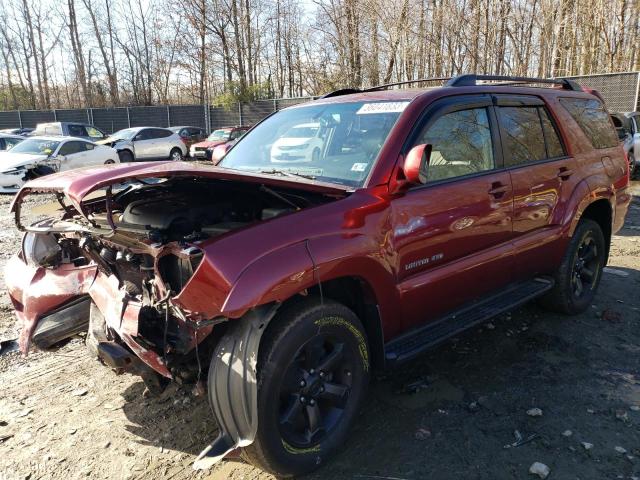 JTEBU17R778083246 - 2007 TOYOTA 4RUNNER LIMITED RED photo 1