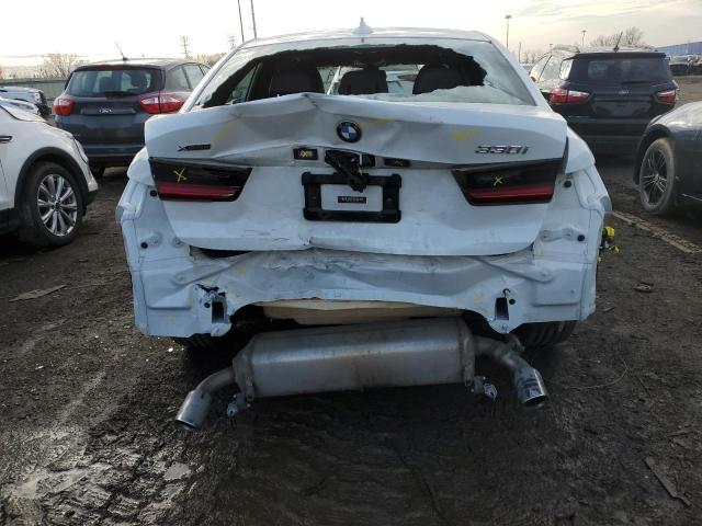 3MW5R7J00L8B26899 - 2020 BMW 330XI WHITE photo 6