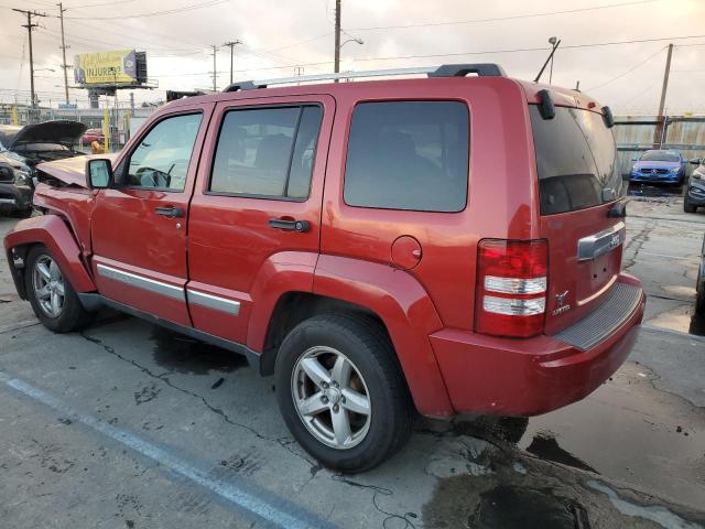 1J4PP5GK5AW140777 - 2010 JEEP LIBERTY LIMITED RED photo 2