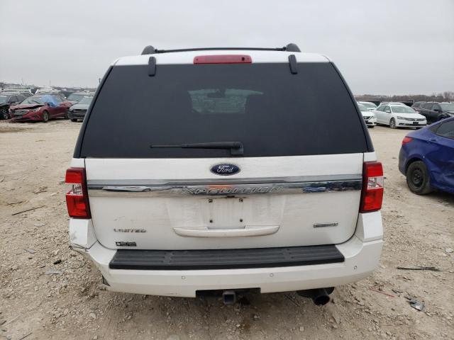 1FMJU1KT2HEA34909 - 2017 FORD EXPEDITION LIMITED WHITE photo 6